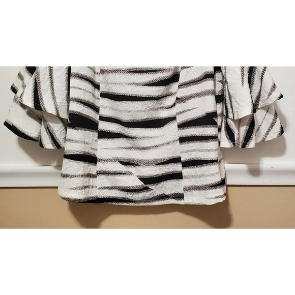 Alberto Makali Black White Abstract Off Shoulders - Picture 3 of 8